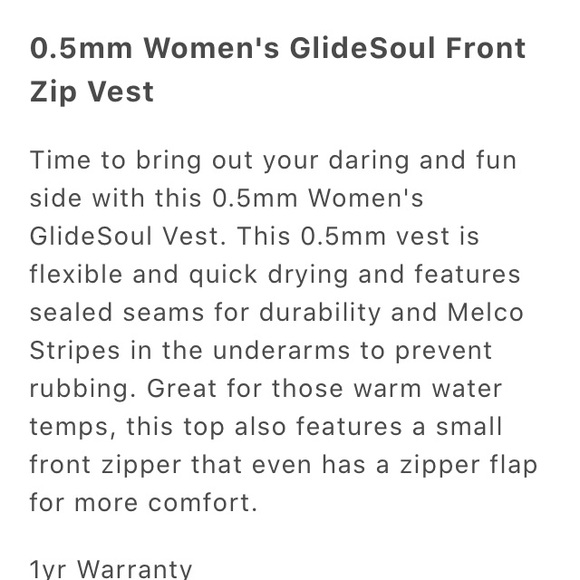 Sold Glidesoul neoprene wetsuit vest rash guard - Picture 4 of 4